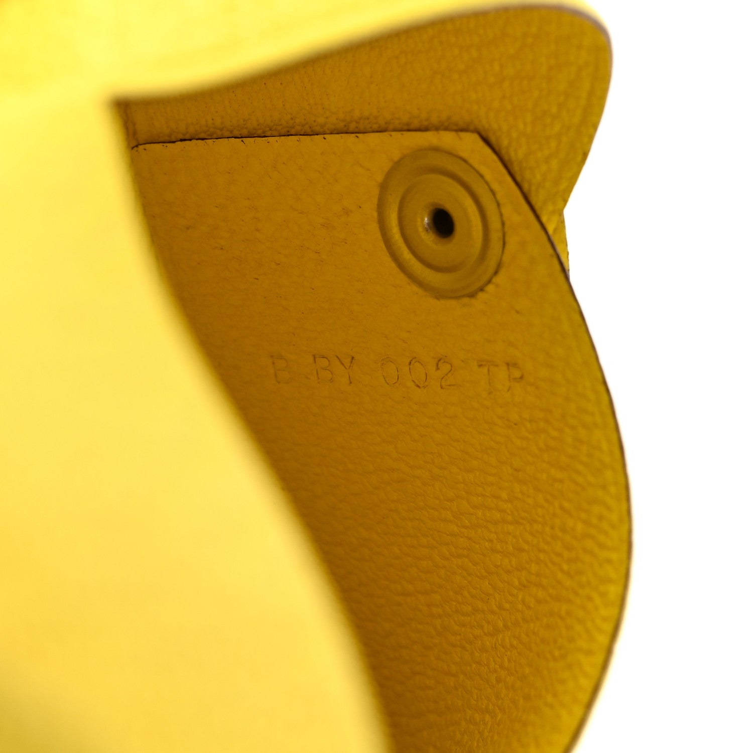 Hermes Chevre Mysore Calvi Card Case Jaune Citron 7 of 8
