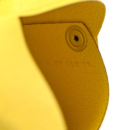 Hermes Chevre Mysore Calvi Card Case Jaune Citron 7 of 8