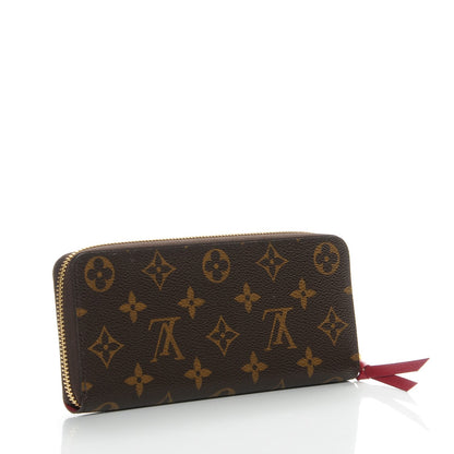 Louis Vuitton Monogram Clemence Wallet Fuchsia 3 of 8