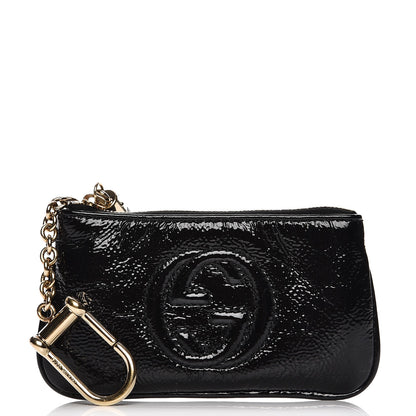 Gucci Patent Soho Key Case Black 1 of 7