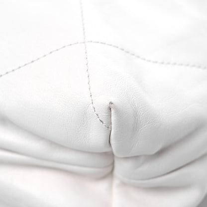 Chanel Shiny Calfskin Quilted Large Chanel 22 White 10 of 12