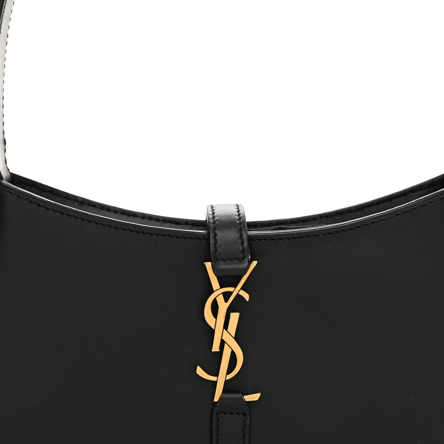 Saint Laurent Smooth Calfskin Le 5 A 7 Mini Hobo Black 8 of 12