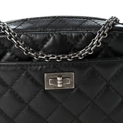 Chanel Aged Calfskin Quilted Mini Reissue Camera Case Black 8 of 10