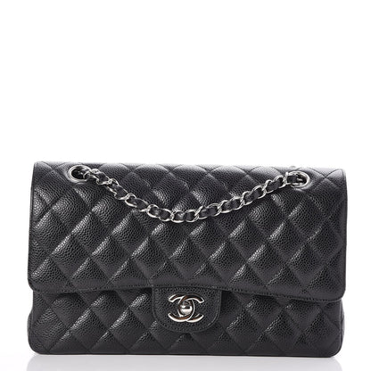Chanel Caviar Quilted Medium Double Flap Black 1 of 9