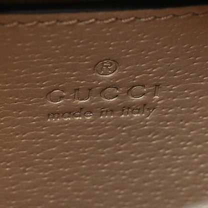 Gucci Textured Dollar Calfskin Web Mini Diana Tote Bag Oatmeal Vintage Green 6 of 9