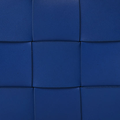 Bottega Veneta Lambskin Maxi Intrecciato Cassette Crossbody Bag Cobalt 7 of 11