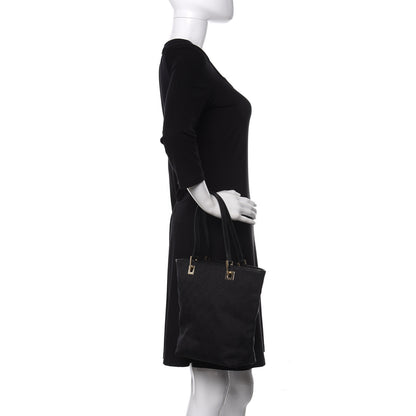 Gucci Monogram Small Bucket Tote Black 2 of 11