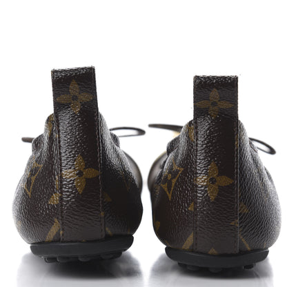 Louis Vuitton Monogram Flirty Ballet Flats 36 Gold 5 of 12