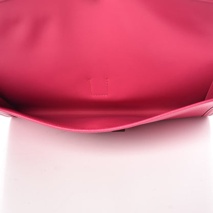Hermes Chèvre Mysore Jige Elan 29 Clutch Rose Shocking 5 of 8