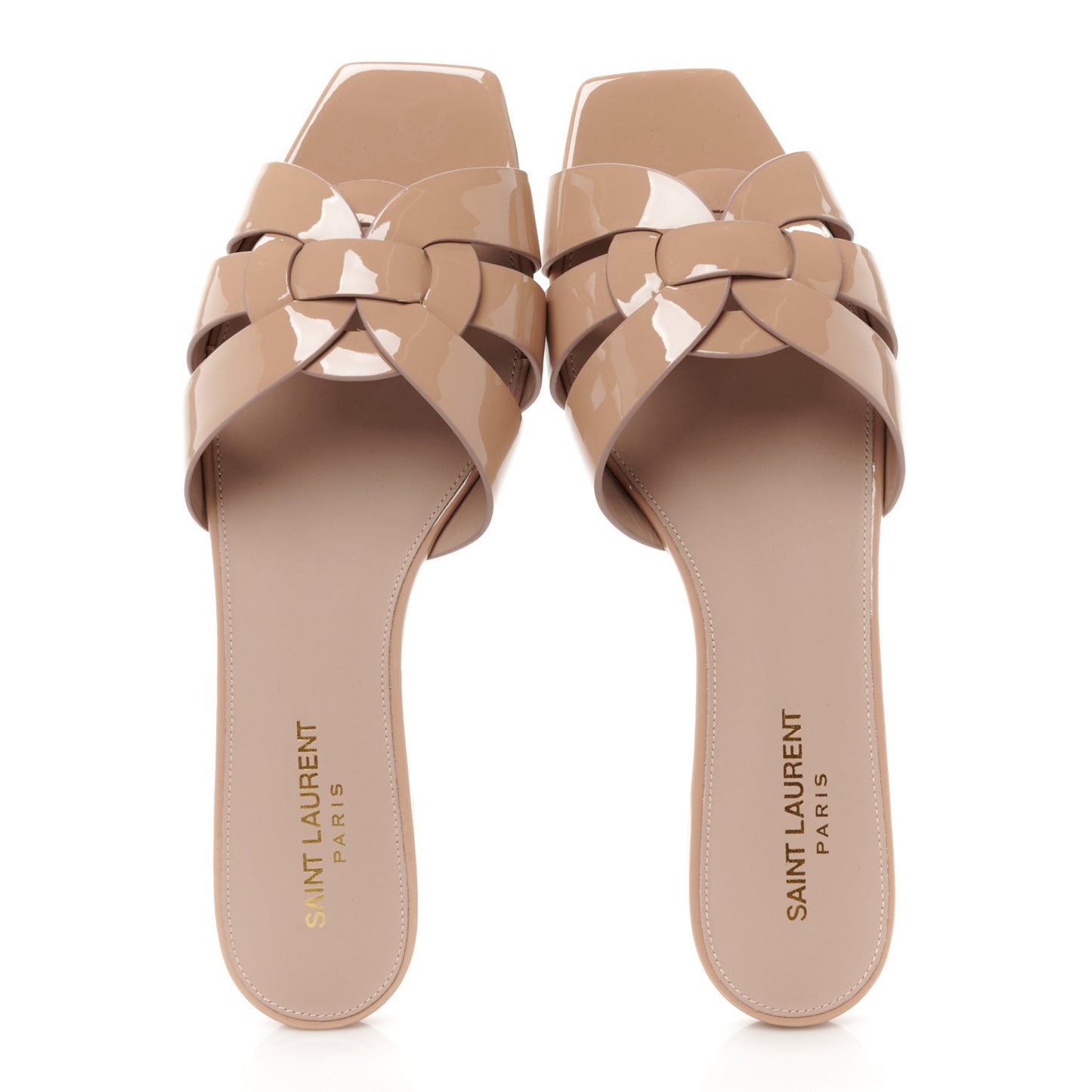 Patent Tribute 05 Slide Sandals 39 Nude