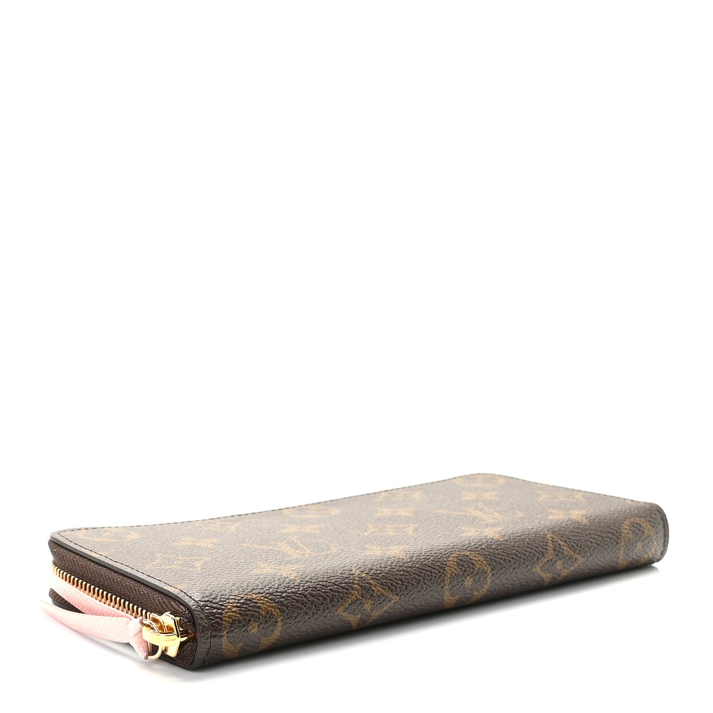 Monogram Clemence Wallet Rose Ballerine