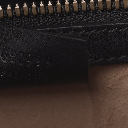 Gucci Calfskin Embossed L'Aveugle Par Amour Duffle Black 7 of 11