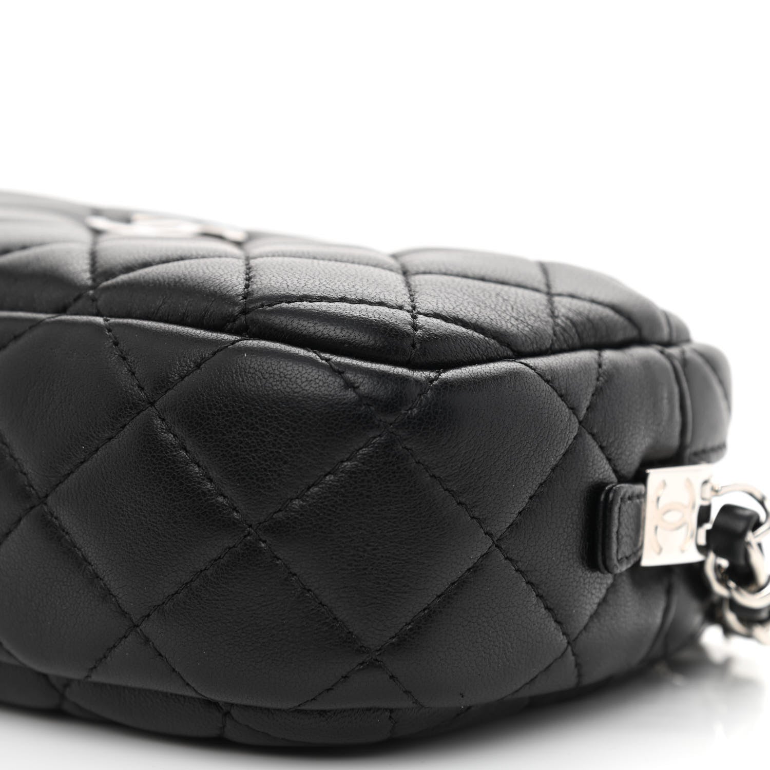 Chanel Calfskin Quilted Camera Case Black 9 of 9