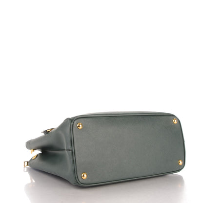 Prada Saffiano Medium Galleria Double Zip Tote Smeraldo 3 of 9