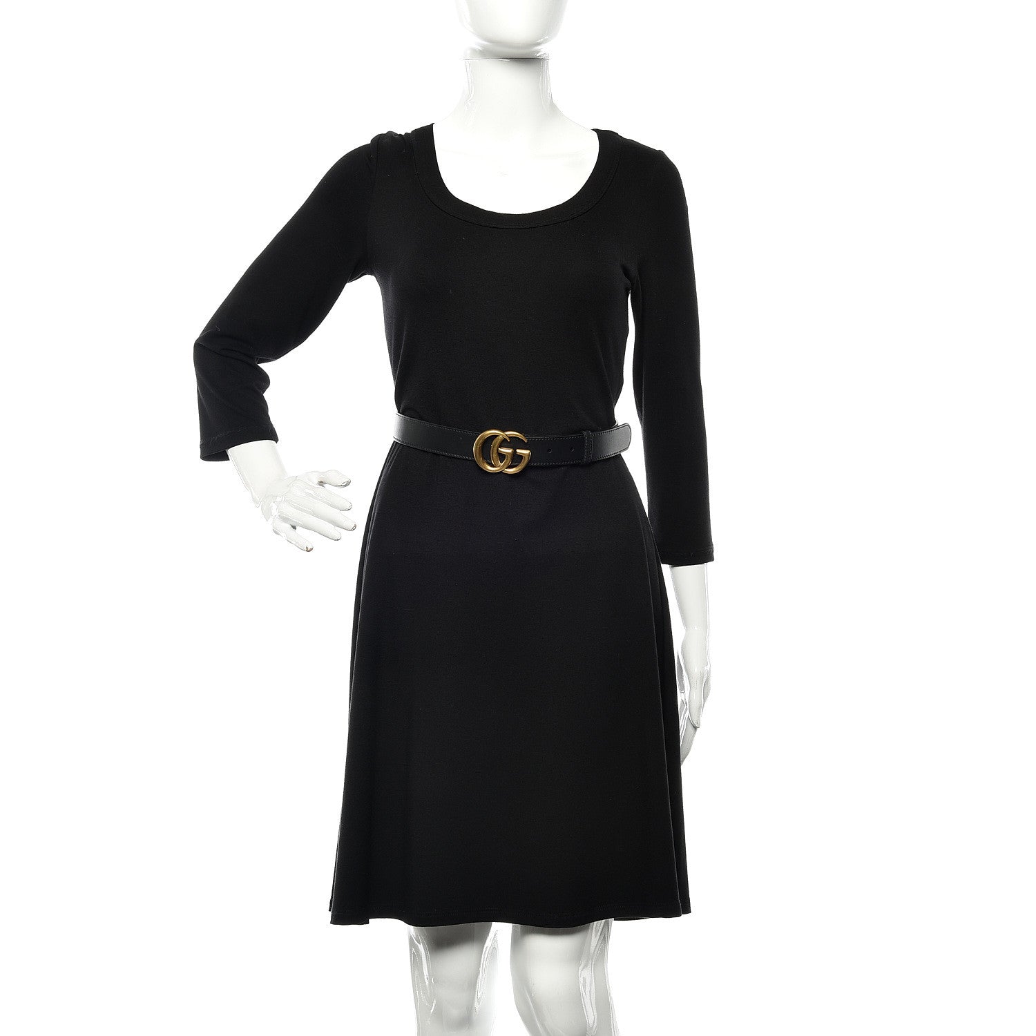 Gucci Calfskin Double G 30mm Belt 90 36 Black 2 of 7