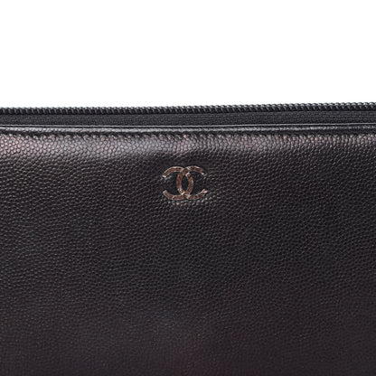 Chanel Caviar Large Sevruga Zip Around Organizer Wallet Black 11 of 14