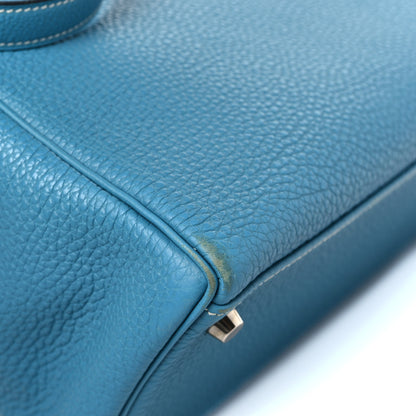 Hermes Togo Kelly Retourne 32 Blue Jean 12 of 12