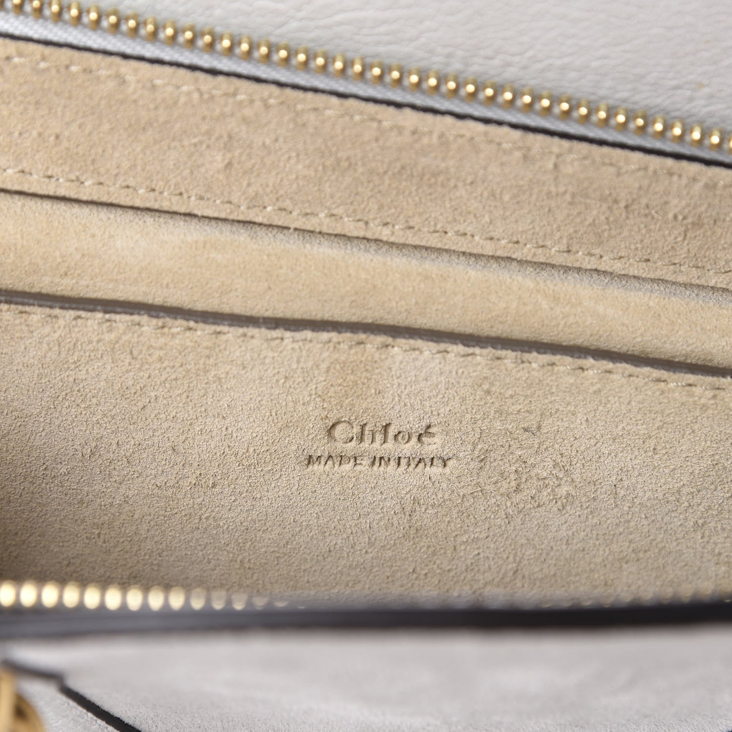 Chloe Calfskin Suede Small Pixie Bag Airy Grey 8 of 10