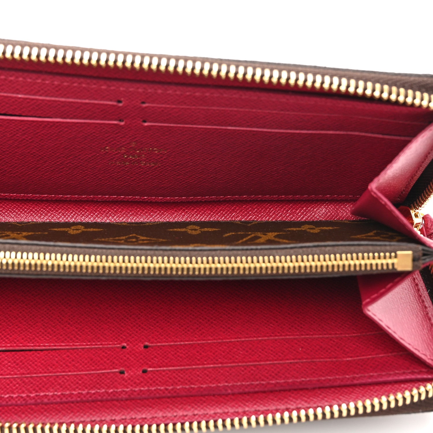 Louis Vuitton Monogram Clemence Wallet Fuchsia 5 of 7