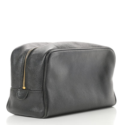 Chanel Caviar Timeless CC Cosmetic Pouch Bag Black 3 of 15