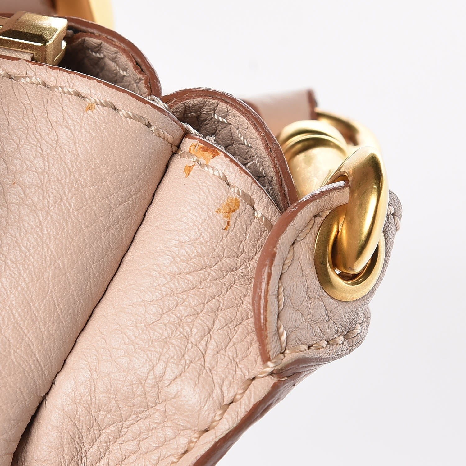 Chloe Calfskin Medium Marcie Satchel Nude Pink 11 of 13