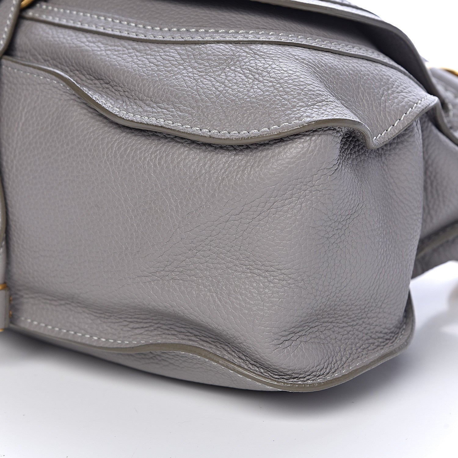 Chloe Calfskin Medium Marcie Satchel Cashmere Grey 10 of 11
