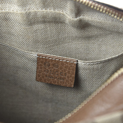 Gucci Monogram Mini Bree Messenger Bag Beige Tabacco 8 of 10