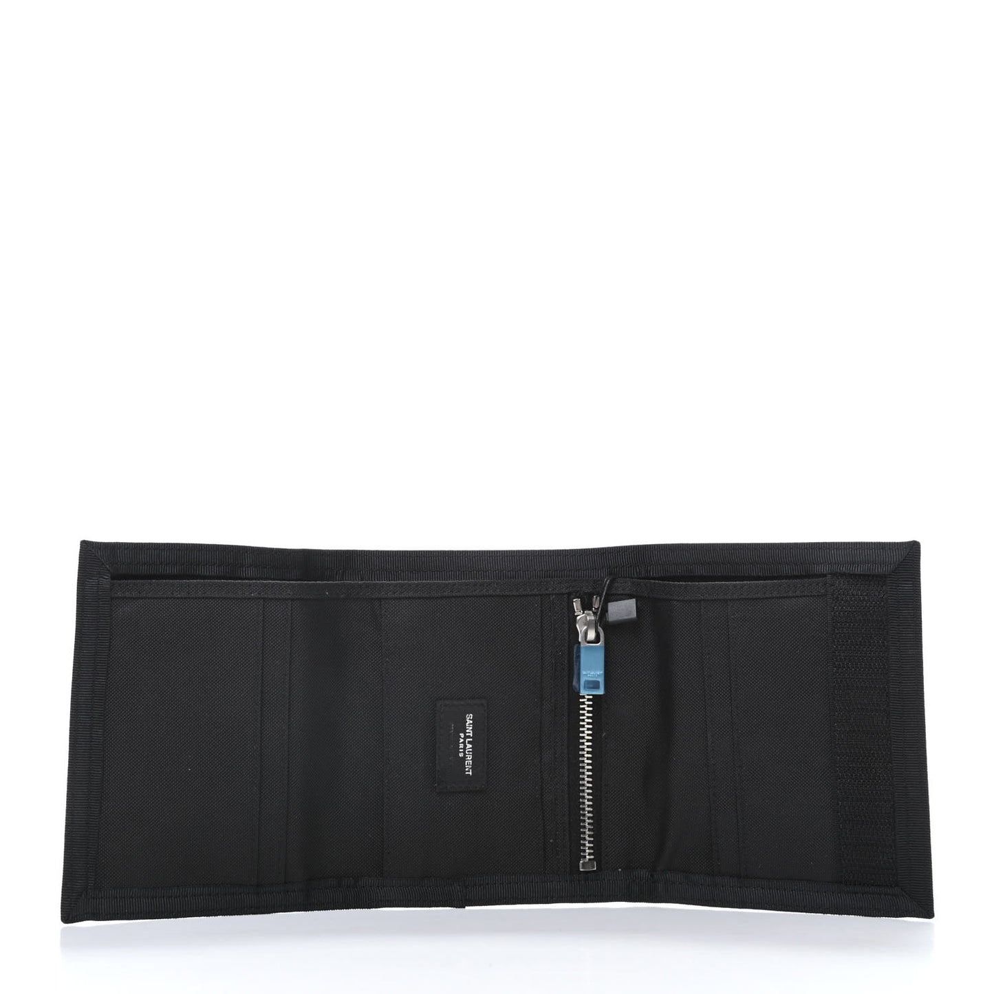 Nylon Bandana Print Tiny Buffalo Wallet Black