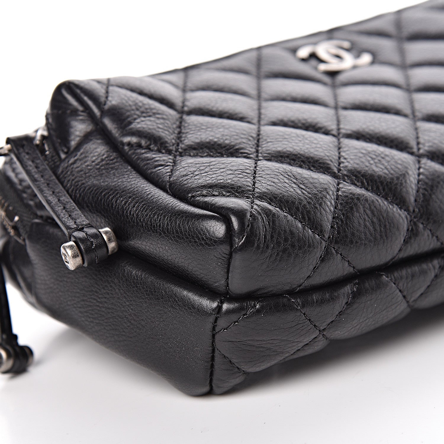 Chanel Calfskin Quilted Waist Bag Black 9 of 11