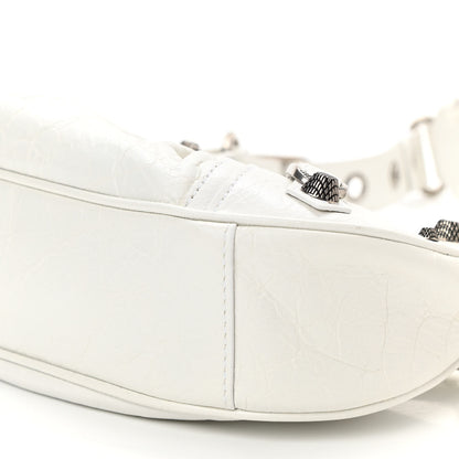 Balenciaga Agneau Arena Le Cagole Shoulder Bag XS Optic White 10 of 10