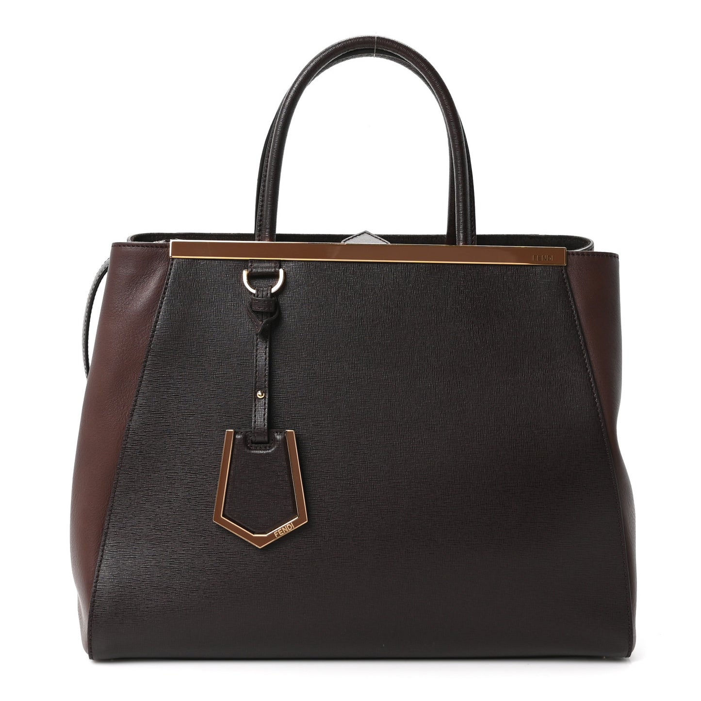 Vitello Elite Flamingo Regular 2Jours Tote Moro Marrone Nocciola