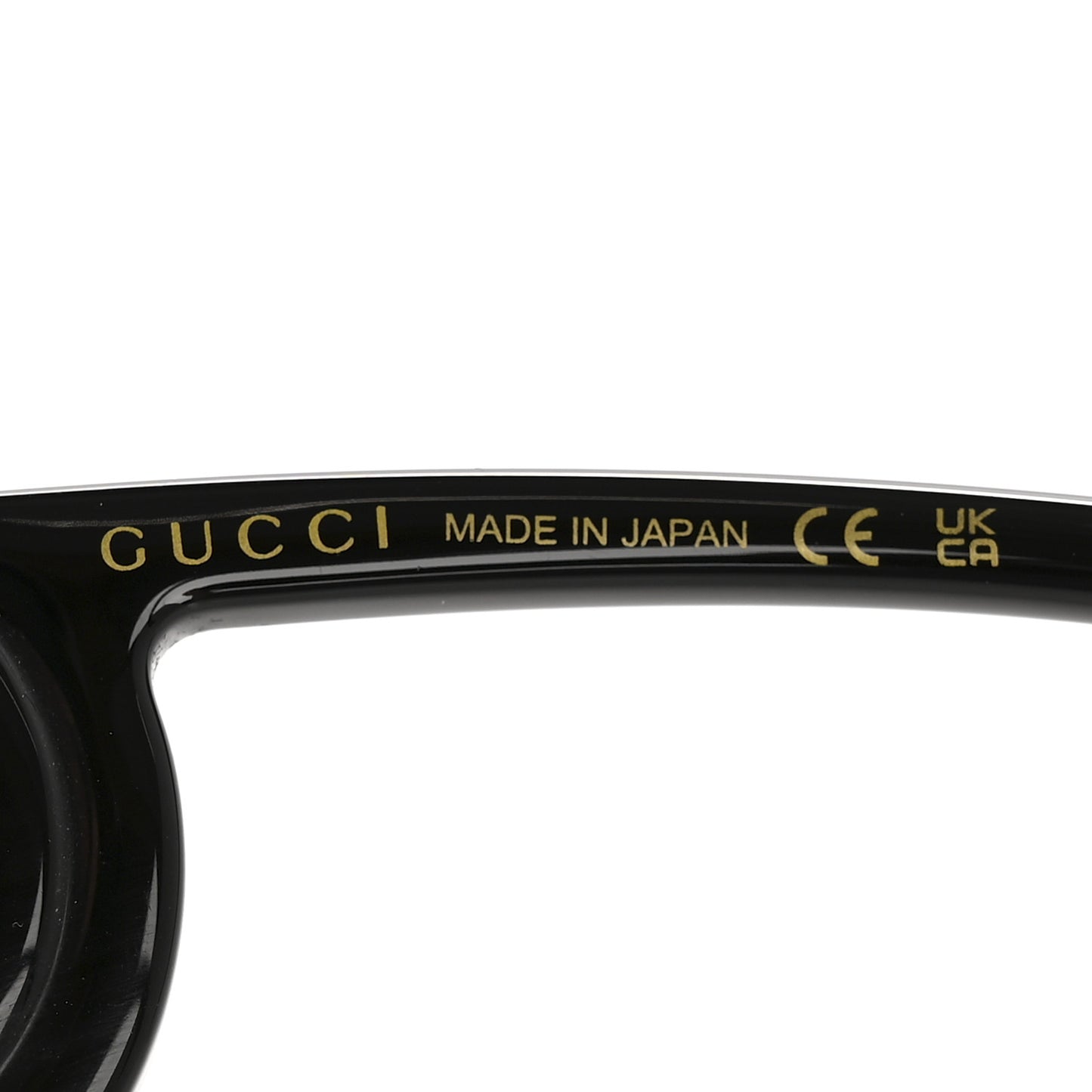 Acetate Chaise Rectangle Frame Sunglasses GG1325S Black