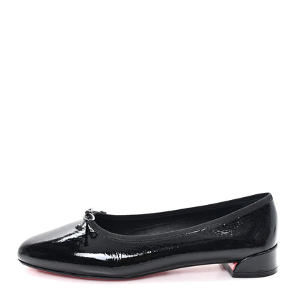 Christian Louboutin Patent Sweetie Jane Ballerina Flats 40.5 Black 1 of 9