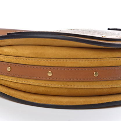 Chloe Calfskin Suede Small Pixie Bag Mustard Brown 8 of 10