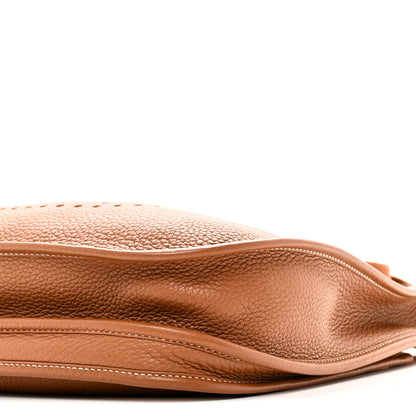 Hermes Taurillon Clemence EVELYNE III PM Gold 18 of 21