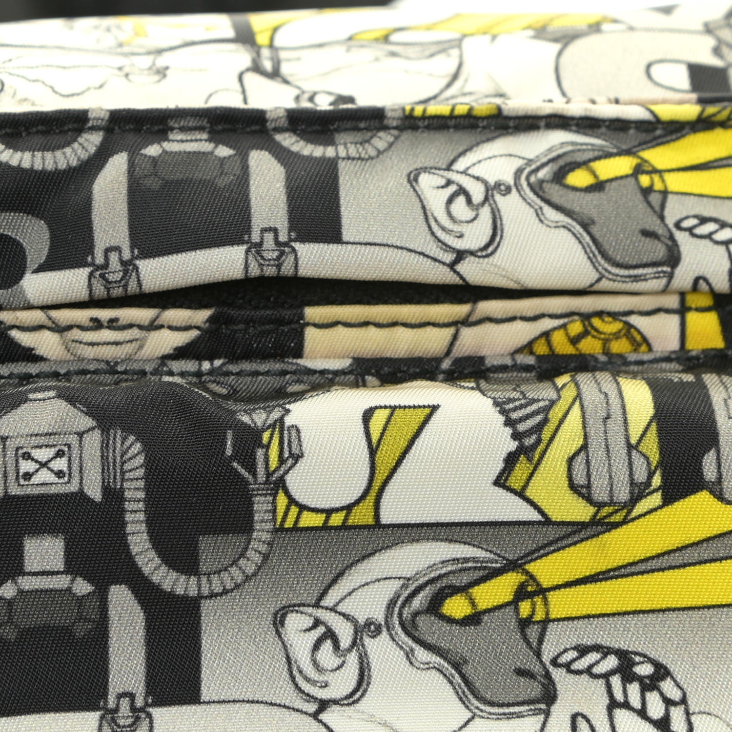 Prada X JAMES JEAN Tessuto Nylon Robot Monkey Belt Bag Black 10 of 12