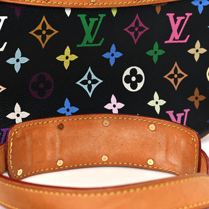 Louis Vuitton Monogram Multicolor Sologne Black 10 of 12