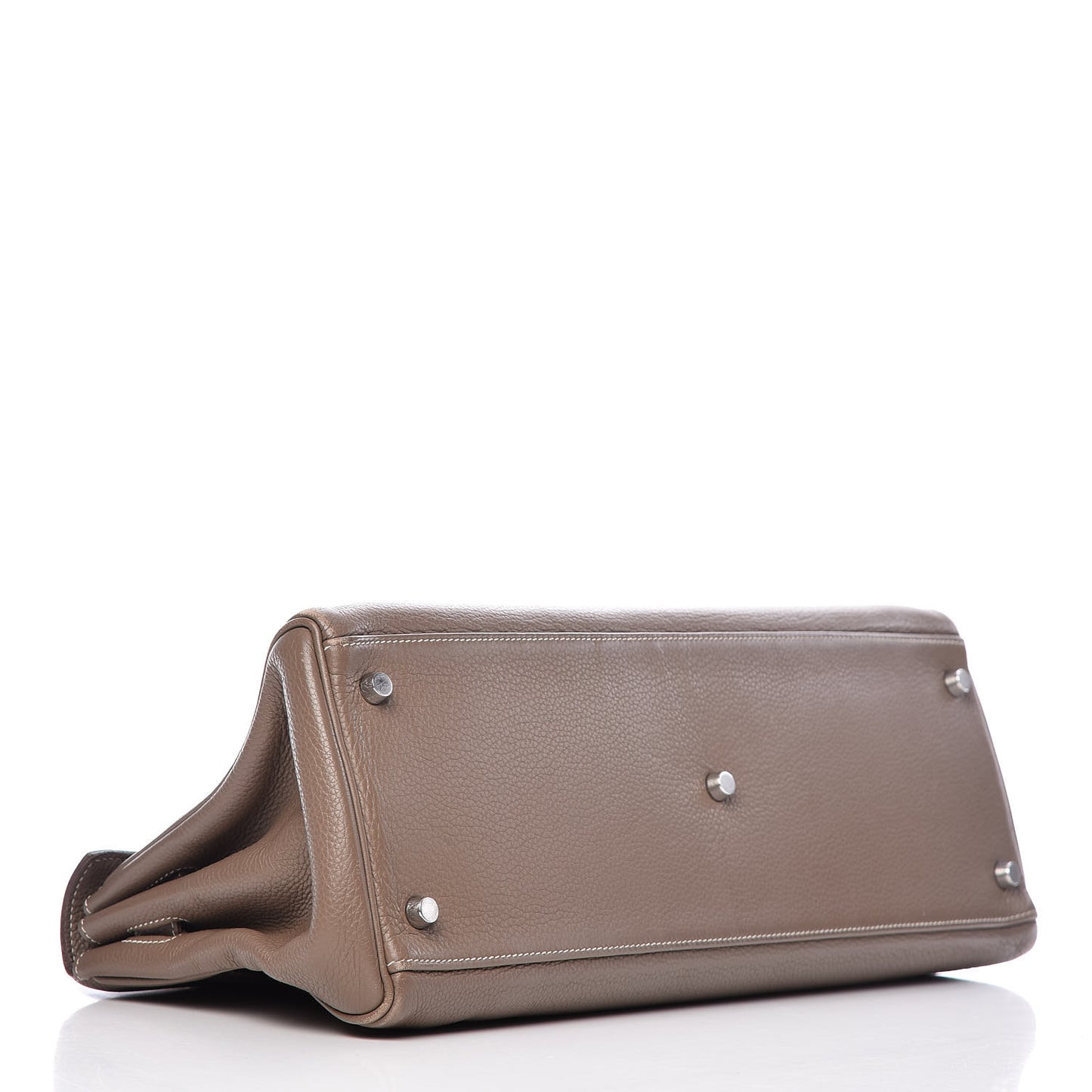 Taurillon Clemence Shoulder Kelly 40 Etoupe