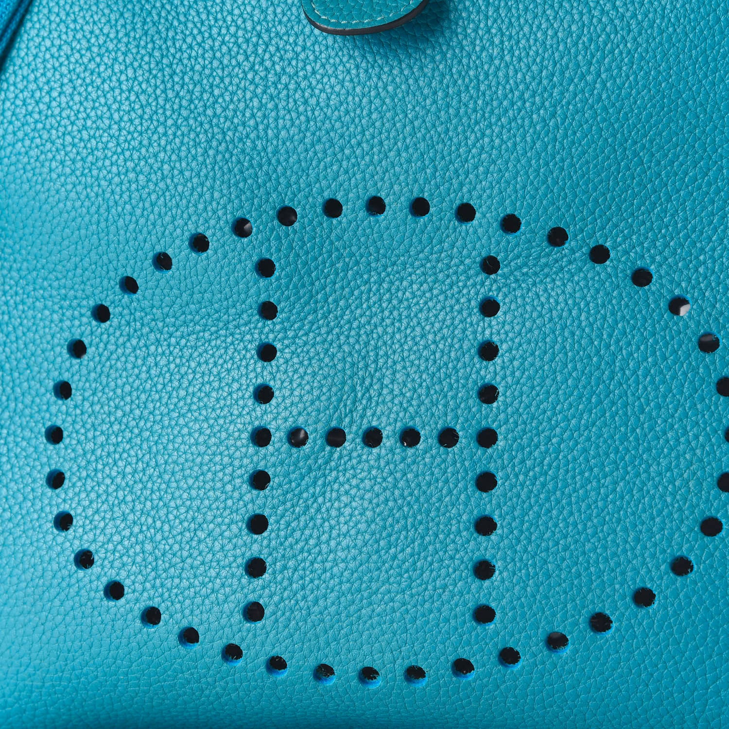 Hermes Taurillon Clemence Evelyne III GM Turquoise 13 of 13