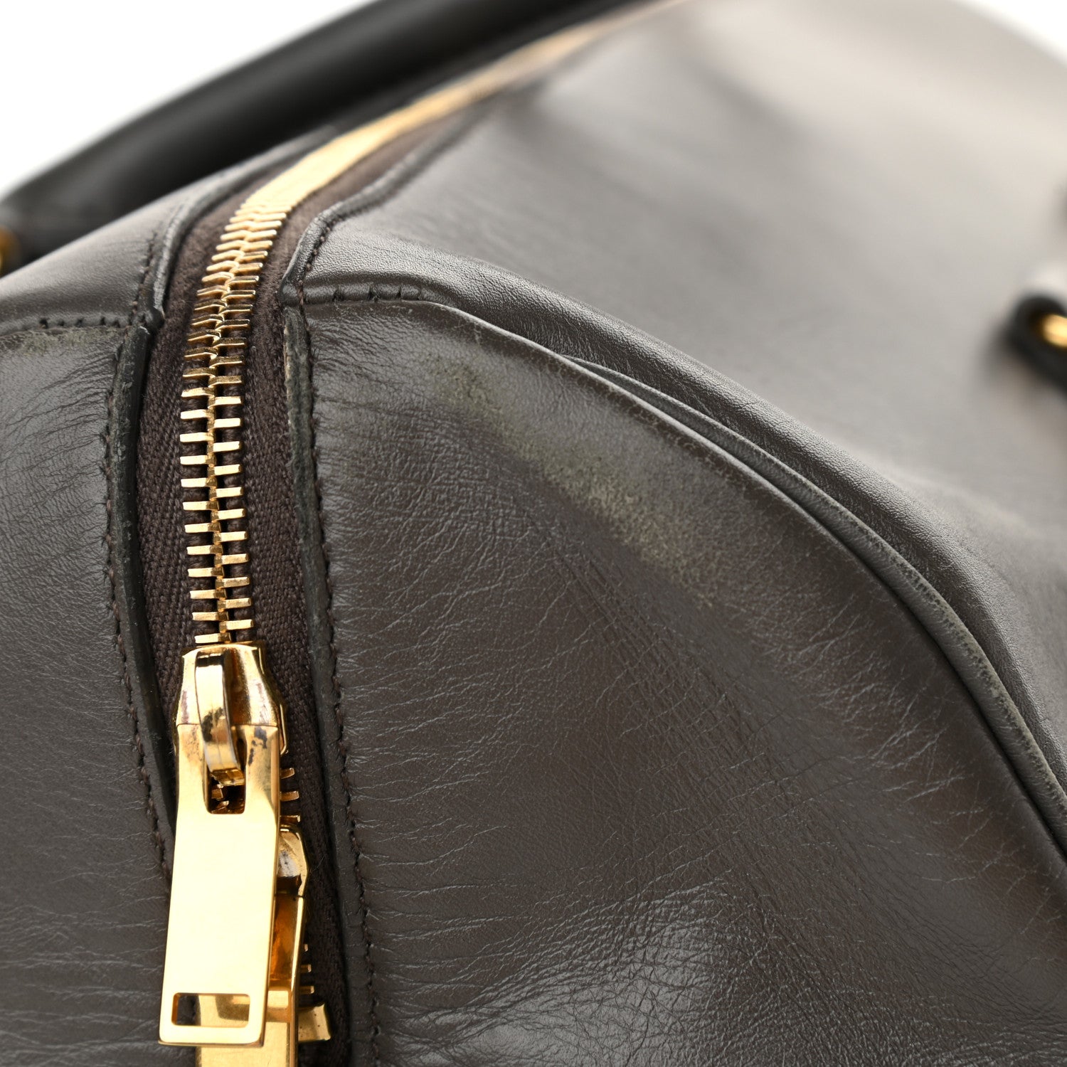 Saint Laurent Calfskin Classic Duffle 12 Earth 16 of 16