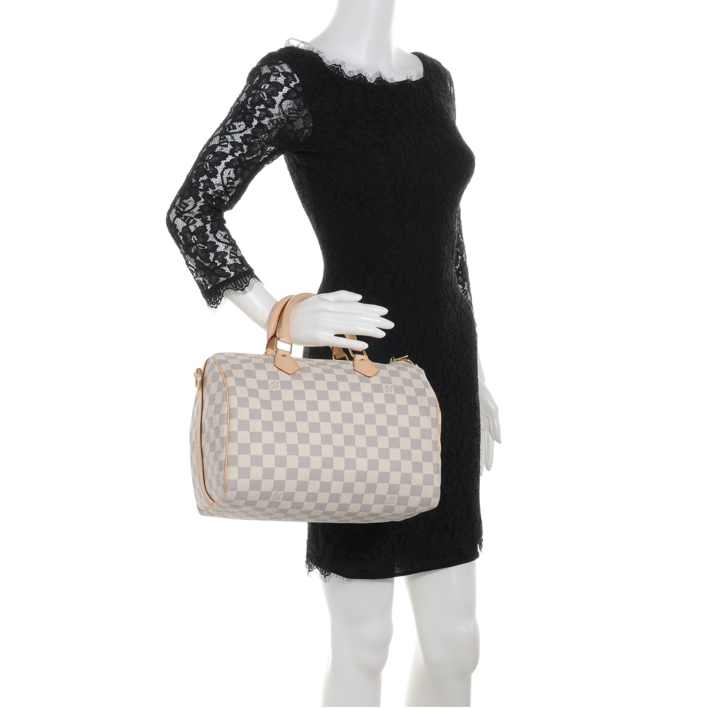 Damier Azur Speedy Bandouliere 30
