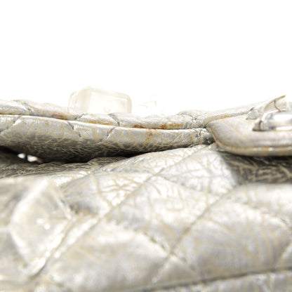 Chanel Calfskin Ice Cube On the Rocks Medium Flap Silver 10 of 10