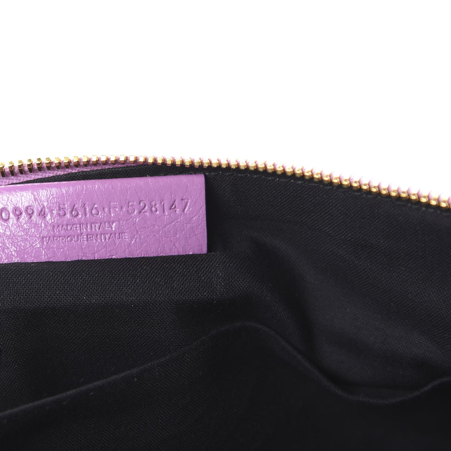 Agneau Giant 12 Gold Hardware Pouch Clutch Rose Berlingot