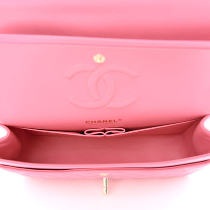 Chanel Caviar Quilted Medium Double Flap Pink 5 of 10