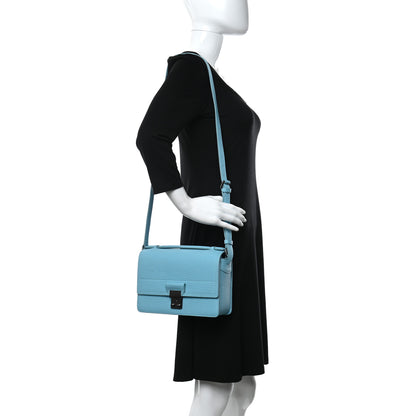 3.1 Phillip Lim Textured Calfskin Mini Pashli Messenger Light Blue 2 of 9