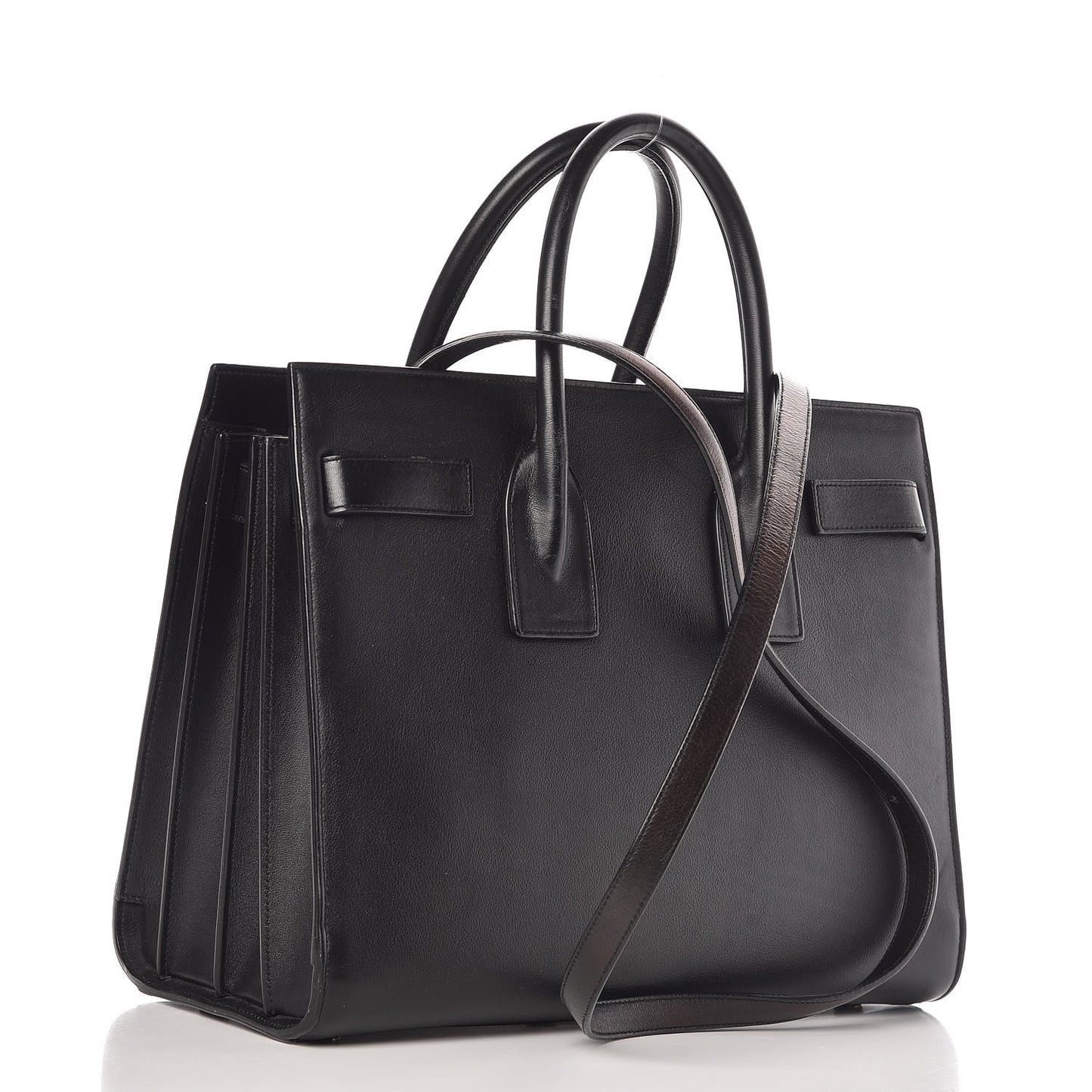 Calfskin Small Sac De Jour Black