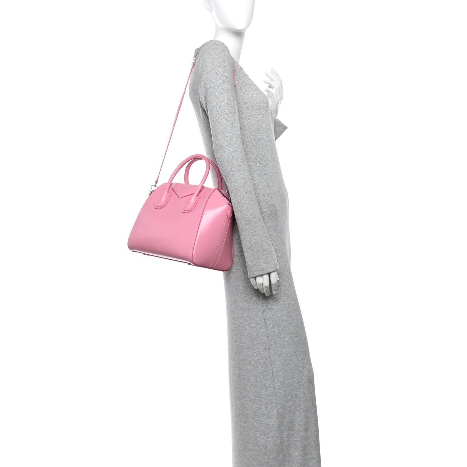 Givenchy Shiny Lord Calfskin Small Antigona Bright Pink 2 of 11