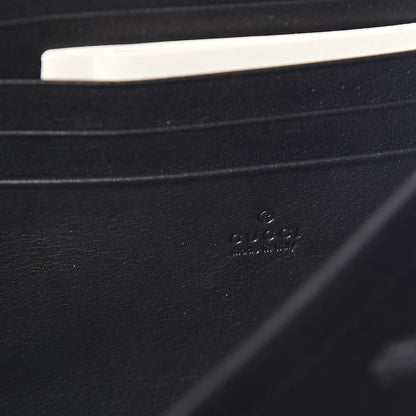 Gucci Velvet Matelasse GG Marmont Chain Wallet Black 6 of 9