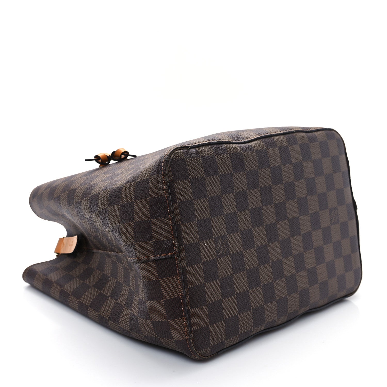Louis Vuitton Damier Ebene Neonoe MM Safran 4 of 12
