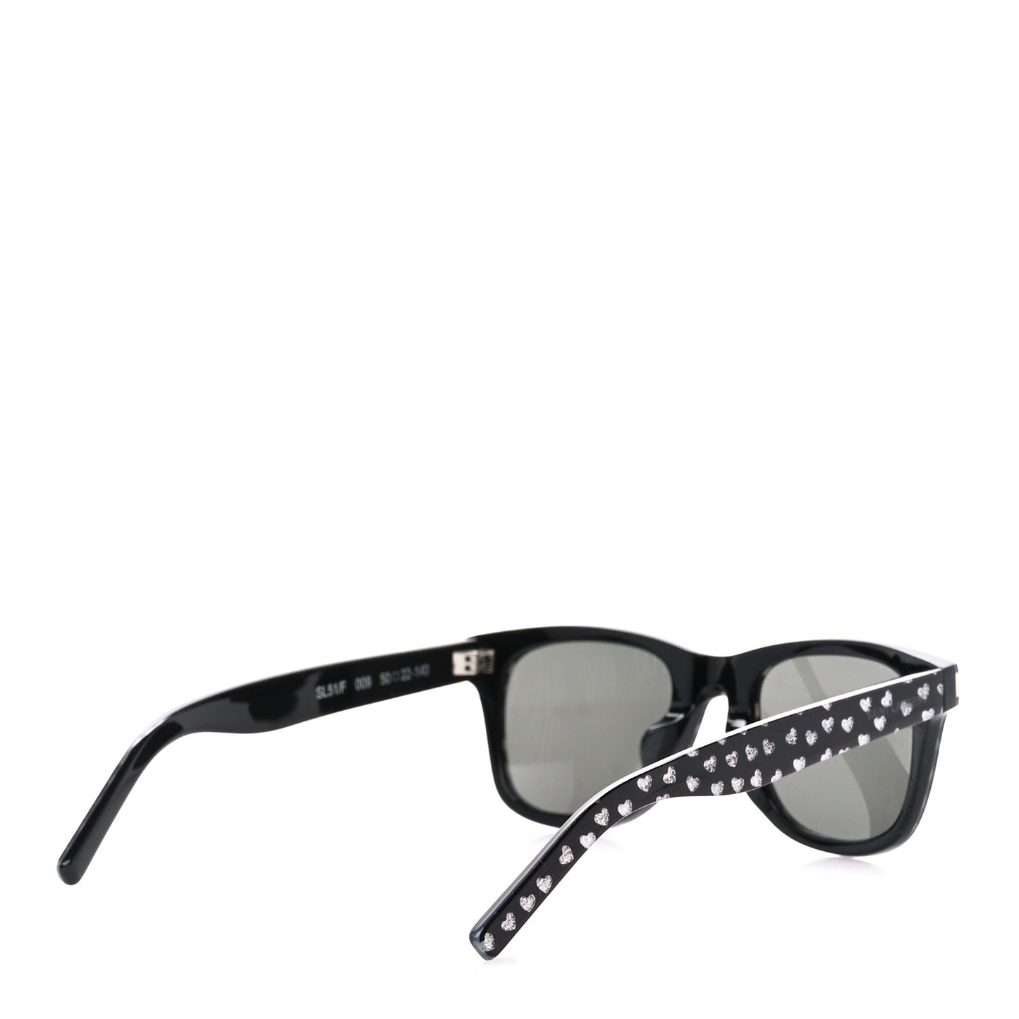 Square Heart Sunglasses SL51 Black